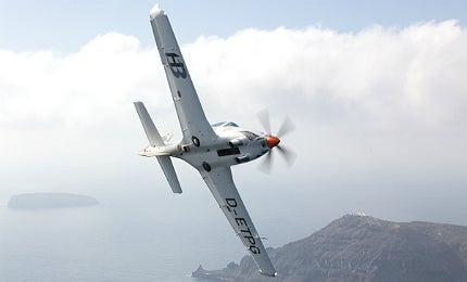 Grob G 120TP is a two-seat, single-engine military trainer aircraft